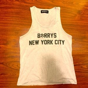 Barry’s Bootcamp gray tank top